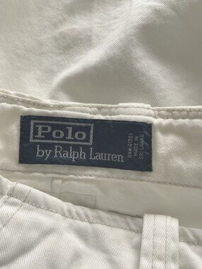 Vintage Ralph Lauren Polo 67 Classic White  cotton Cargo Shorts With 10 Pockets